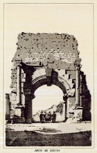 Rome : Arco Di Druso - Italian School