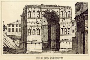 Rome : Arco Di Giano Quadrifronte