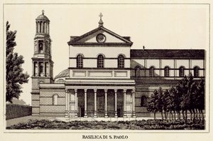 Rome : Basilique de Saint-Paul - Italian School