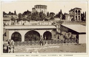 Rome : Palais des Césars, Maison Paternelle de Tibère - Italian School