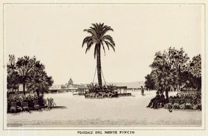 Rome : Place du Mont Pincio - Italian School