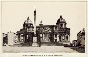 Rome : Tribune de la Basilique de Sainte-Marie-Majeure