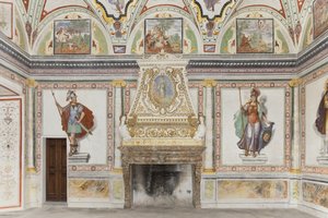 Salle de Jupiter et Mercure: Mars et Minerve - Italian School