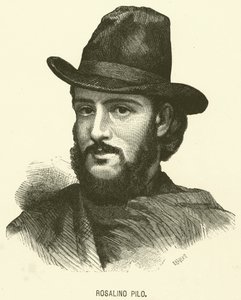 Rosalino Pilo (gravure) - Italian School