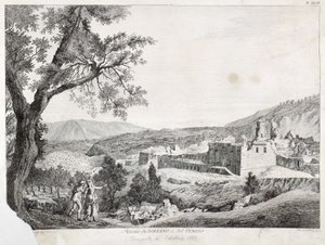 Ruines de Soriano Calabro et le temple, Calabre, 1783 - Italian School