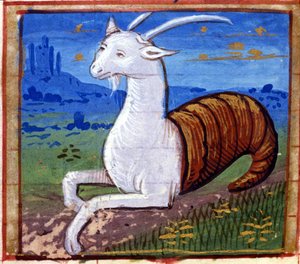 Signe du Capricorne. Horoscope italien, milieu du XVe siècle - Italian School