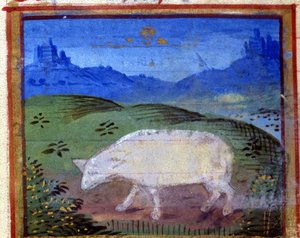 Signe du Bélier. Horoscope italien, milieu du XVe siècle