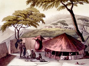 Côte sud-est : nation Cafre, années 1820-30 - Italian School