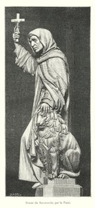 Statue du Savonarole, par le Pazzi - Italian School