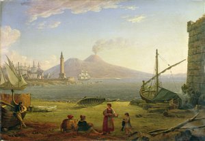 La baie de Naples - Italian School