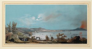 La baie de Naples - Italian School