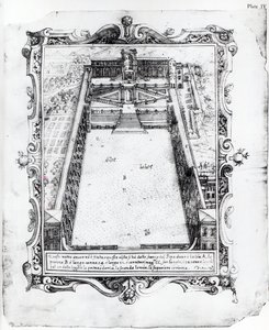 La cour du Belvédère au Vatican, Rome, 1581 - Italian School