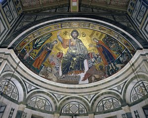 La bénédiction du Christ, 1297 - Italian School