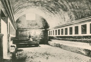 Le Frigidarium des femmes dans les thermes Stabiens, comme il est - Italian School