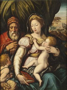 La Sainte Famille avec l