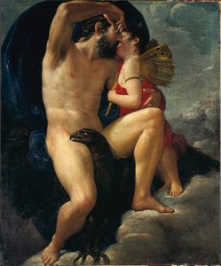 Le baiser de Jupiter - Italian School