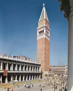 La Libreria Sansoviniana et le campanile - Italian School