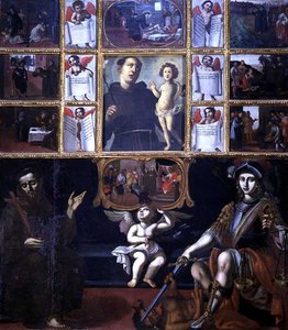 Les Miracles de Saint Antoine, avec Saint François et Saint Michel