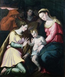 Le Mariage Mystique de Sainte Catherine, c.1600 - Italian School