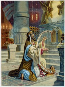 Le Psalmiste David dans « Aurea Bibbia classica : storia della rivelazione divina nell