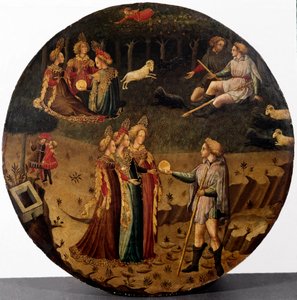 Le jugement de Paris - Italian School