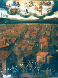 La Peste à Rome en 1656 - Italian School