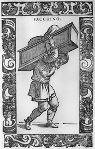 Le porteur Il Facchino - Italian School