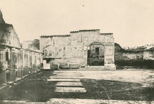 Les thermes Stabiens - La cour des stucs comme elle est - Italian School