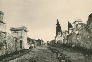 La rue des Tombeaux telle qu