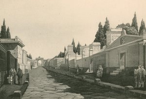 La rue des Tombeaux telle qu