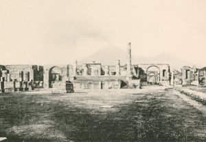 Le temple de Jupiter dans le forum civil tel qu