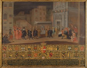 La translation des restes de la Madonna de Provenzano, 1610