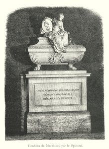 Tombeau de Machiavel, par le Spinazzi - Italian School