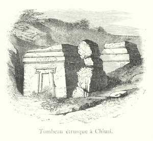 Tombeau étrusque à Chiusi - Italian School