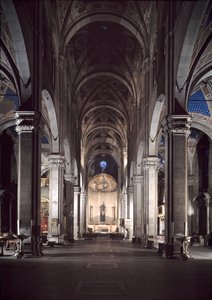 Vue de la cathédrale de Lucques - Italian School