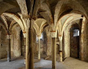 Vue de la crypte de l