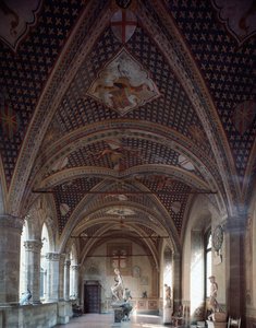 Vue sur le Loggiato - Italian School