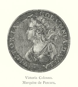 Vittoria Colonna, marquise de Pescara - Italian School