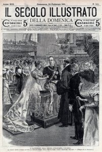 Mariage de la reine Wilhelmine des Pays-Bas (1880-1962) et du duc Henri de Mecklembourg Schwerin (1876-1934) - couverture de 
