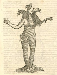 Illustration de Monstrum triceps capite Vulpis, Draconis, & Aquilae de l