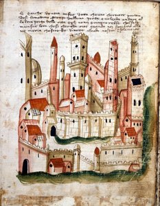 Vue de la ville de Jérusalem, du Libro d