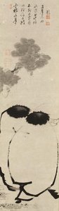 Hanshan et Shide, vers 1763 - Ito Jakuchu
