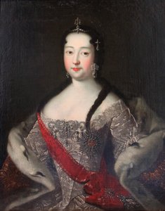 Portrait de la tsarévna Anna Petrovna, années 1740 - Ivan Adolsky