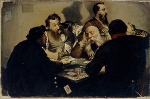 Les Tricheurs, 1870s - Ivan Alexandrovich Kalganov