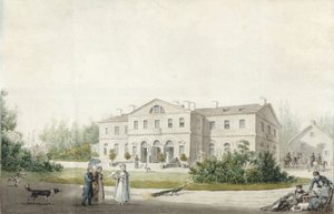 La maison de campagne Priyutino, 1830