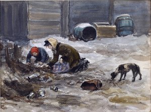 Années de famine à Petrograd (Dessiné d