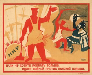 Si vous ne voulez plus vous battre, allez combattre contre la Pologne, 1920 - Ivan Andreevich Malyutin