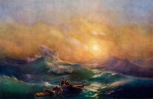 La plus haute vague, 1850, 1939 - Ivan Ayvazovsky