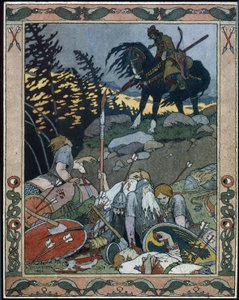 Illustration pour le conte Maria des mers. Le prince Ivan découvre l