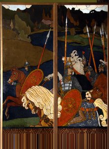 Volga Sviatoslavitch et son armée - Ivan Yakovlevich Bilibin